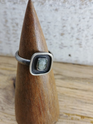 Tourmaline Sterling Silver Ring - Size 7